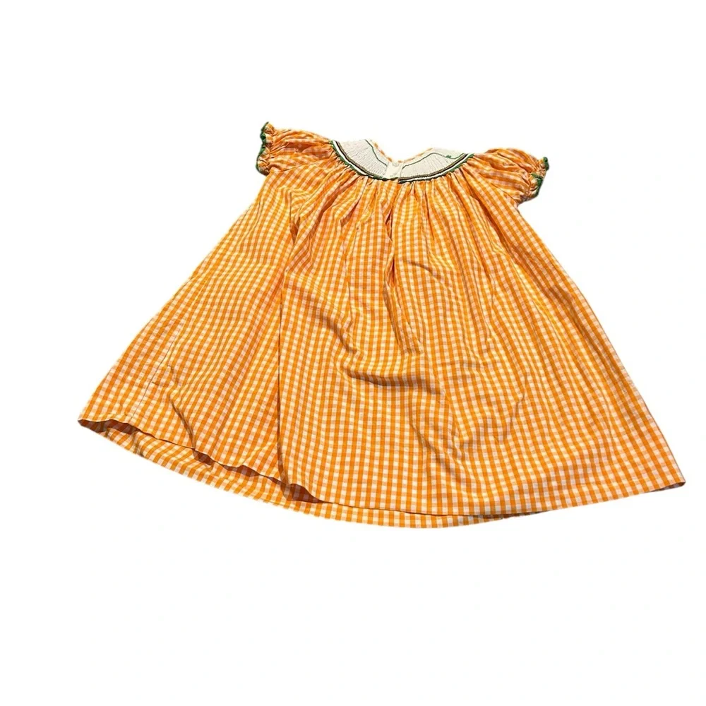 MARMELLATA smocked pumpkin dress